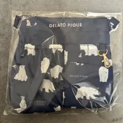 クラシコ　ジェラートピケ　ショルダーバッグ　しろくま