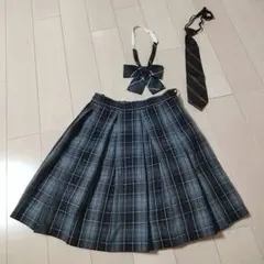 制服風　なんちゃって制服　スカート　リボン　ネクタイ