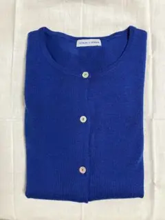 nîmes et nîmes 長袖カーディガン 青　ブルー M ニーム