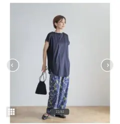 アーバンリサーチ ドアーズ　　フラワープリントイージーパンツ