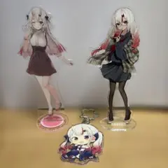 【百鬼あやめ】アクリルスタンド2体とキーホルダーセット
