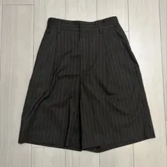 アダムエロペ　ブラウンストライプ ショートパンツのサムネイル