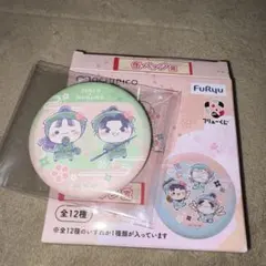 忍たま乱太郎　桜もちぴこ　缶バッジ 仙蔵&文次郎