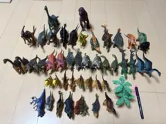 恐竜フィギュア 45体セット まとめ売り 大量 ダイナソー 恐竜