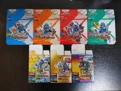 空箱 仮面ライダーガッチャード ライドケミートレカ BOX 外箱 7箱 7種