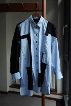 新品 完売品 ENFOLD PATCHWORK SHIRTストライプシャツ - メルカリ