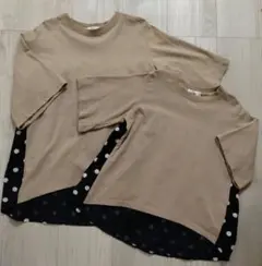 ペアマノン 120 150 Tシャツ 2枚セット 綿100%