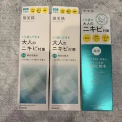 肌美精　大人のニキビ対策　薬用美白化粧水　3本セットのサムネイル