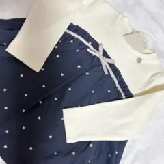 【新品・タグ付き】 プティマイン petitmain ハート 長袖 チュニック