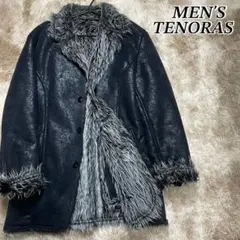 MEN'S TENORAS メンズティノラス レザーコート 牛革 比翼ボタン M 2025年最新】tenoras メンズティノラス レザーの人気アイテム