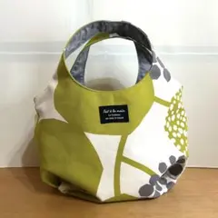 9.5号帆布【エチノ】春カラーのバルーントートバッグ