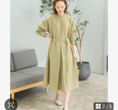 URBAN RESEARCH ROSSO ウエストベルトドルマンワンピース