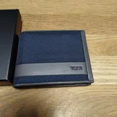 TUMI 二つ折り財布 ネイビー ／グレイのサムネイル