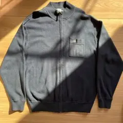 〈LACOSTE〉 ジップアップニットセーター