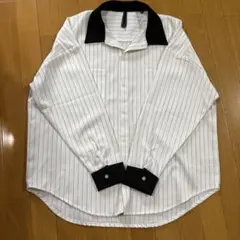 12/9まで値下げ 新品未着用HALHAMストライプシャツ