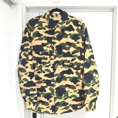 A BATHING APE 1st CAMO ダウンシャツ L 美品 80/20のサムネイル