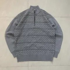 VIESTE ハープジップトレーナー スウェット 裏起毛 グレー Mサイズ