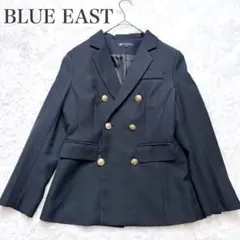 未使用級 BLUE EAST ダブルジャケット 金ボタン ネイビー Mのサムネイル