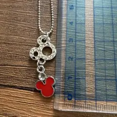 ミッキー型チャーム ネックレス
