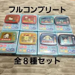 サンリオ　テレビ型缶バッジ　全8種セット　フルコンプリート