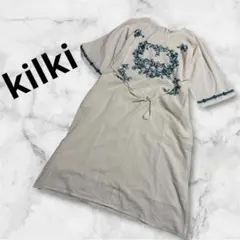 kilki インド製　刺繍　コットンワンピース　キナリのサムネイル