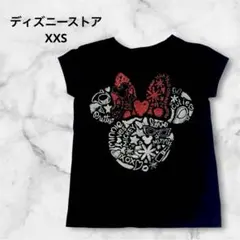 ディズニーストア ミニー ラメ半袖Tシャツ 黒 XXS 2/3のサムネイル