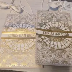 DIOR ショッパー クリスマスホリデー 限定 2024 紙袋２個