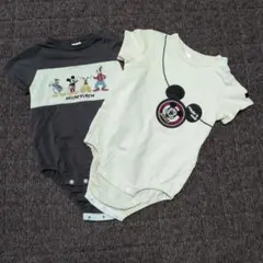 futafuta ミッキー ロンパース 80