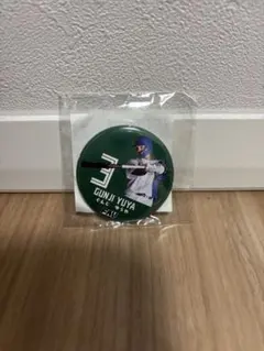 郡司 缶バッジ 北海道日本ハムファイターズ キッズFAV限定ガチャ