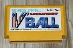 FC V' BALL ファミコンソフト 取扱説明書付き