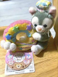 新品ジェラトーニフィルドウィズジョイぬいぐるみバッジ ダッフィー20周年匿名配送
