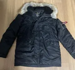 アルファインダストリーズ　n3b フライトジャケット マットブラック　XL