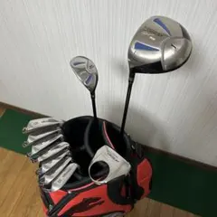 最終値下げ！初心者用左利き用　レフティPOGUE ゴルフクラブセット ９本 最終値下げ！初心者用左利き用 レフティPOGUE ゴルフクラブ