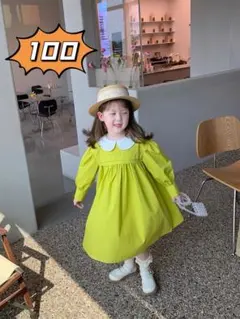 【新品】韓国子供服女の子 　ワンピース　100上品　お姫様風