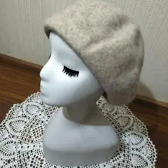 レディースベレー帽　ベージュ