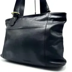 【美品✨】OLD COACH トートバッグ クラブタンレザー　A4収納 4155