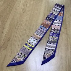 エルメス ツイリー スカーフ 飾緒とブランデンブルク飾り ピンク 箱