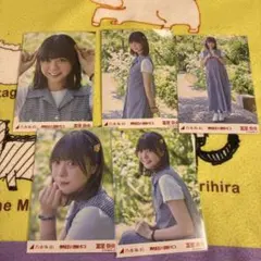 乃木坂46 冨里奈央 熱狂の捌け口 生写真 5種コンプ