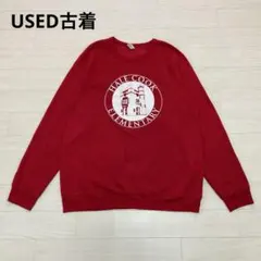 USED古着　スウェット　海外古着　汚れあり