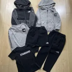 ご先約者様ノースフェイス　デナリフードジャケット　パーカー　バーブパンツ　ロンT