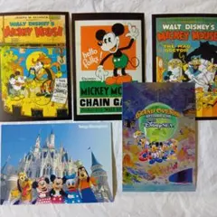 ミッキーマウス ポストカード 5枚セット