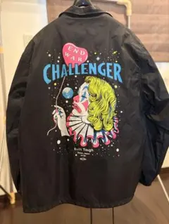 CHALLENGER チャレンジャー コーチジャケット バーガンディSサイズ