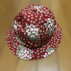 PINK HOUSE ピンクハウス バケットハット 花柄 レッド ヴィンテージ