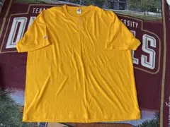 ヘンリーネック Tシャツ イエロー 大きめのサムネイル