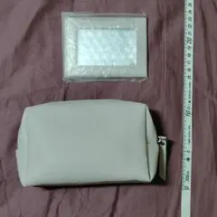 【年内処分】アテニア 淡いピンク ポーチ ミラー セット ノベルティ