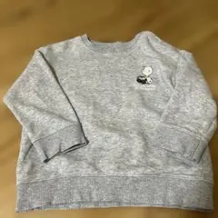 UNIQLO スヌーピー トレーナー 100cm グレー
