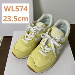 New Balance ニューバランス　574 イエロー系　23.5 美品