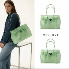 Darich ベルトデザインロングハンドバッグ ミントグリーン - メルカリ