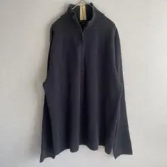 【BANANA REPUBLIC】 ハーフジップ ネイビー トレーナー シンプル