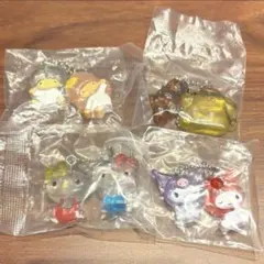 【匿名配送】サンリオキャラクターズなかよしドロップチャーム コンプリートセット
